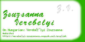 zsuzsanna verebelyi business card